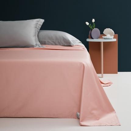 8小时家纺 2023新款贡缎长绒棉床单 茱萸粉