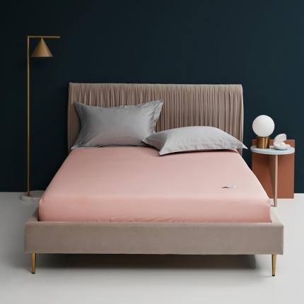 91家纺网 家纺一手货源 找家纺 8小时家纺 2023新款贡缎长绒棉床笠 茱萸粉