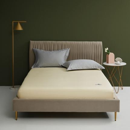 8小时家纺 2023新款贡缎长绒棉床笠 向阳黄