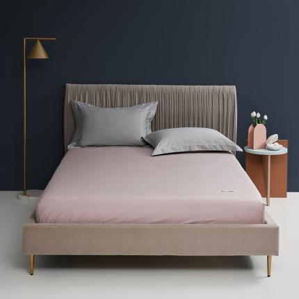 8小时家纺 2023新款贡缎长绒棉床笠 烟灰紫