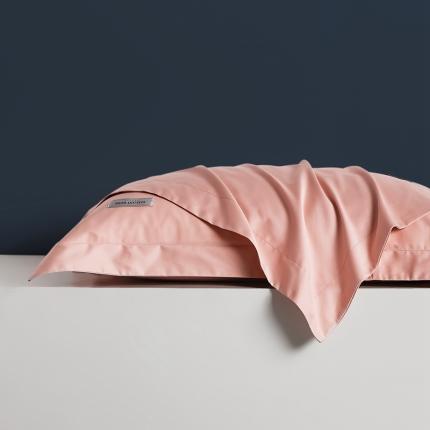 8小时家纺 2023新款贡缎长绒棉单枕套一对 茱萸粉