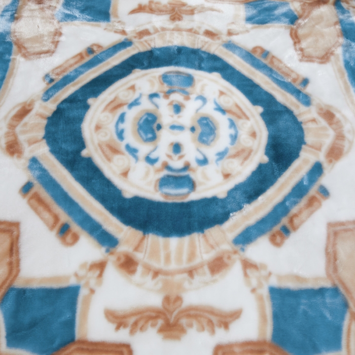 91家纺网 家纺一手货源 找家纺 凯轩毛毛毯毯子 2024新款安哥拉云毛毯毯子 毛毛毯毯子  皇室世家   蓝