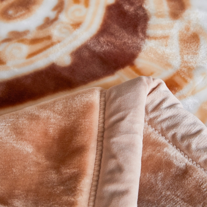 91家纺网 家纺一手货源 找家纺 凯轩毛毛毯毯子 2024新款安哥拉云毛毯毯子 毛毛毯毯子 皇室世家  卡其