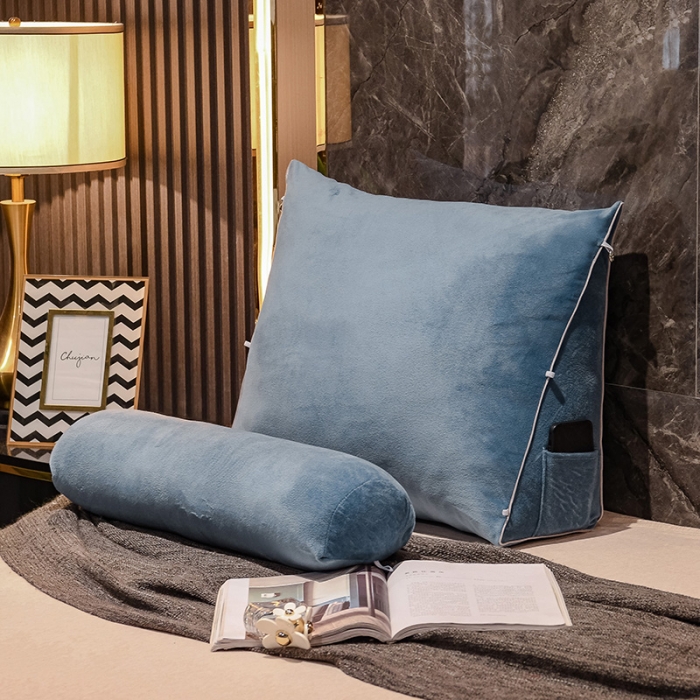 91家纺网 家纺一手货源 找家纺 （总）一兰2021水晶绒单人三角靠垫靠枕榻榻米飘窗抱枕艾丽娅