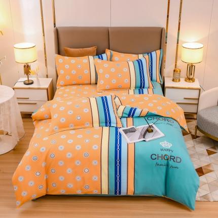 91家纺网 家纺一手货源 找家纺 青竹苑 2021新款全棉磨毛印花四件套 皇家风范