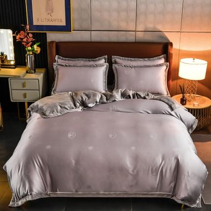 91家纺网 家纺一手货源 找家纺 新品本草艾香贡缎提花莫代尔天丝牛奶绒法兰绒珊瑚绒四件套