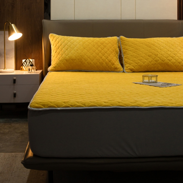 91家纺网 家纺一手货源 找家纺 （总）棉生活家纺 2021新款秋冬多功能牛奶绒床笠