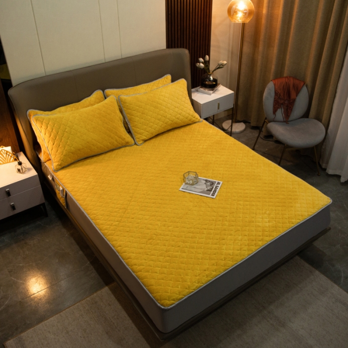 91家纺网 家纺一手货源 找家纺 （总）棉生活家纺 2021新款秋冬多功能牛奶绒床笠