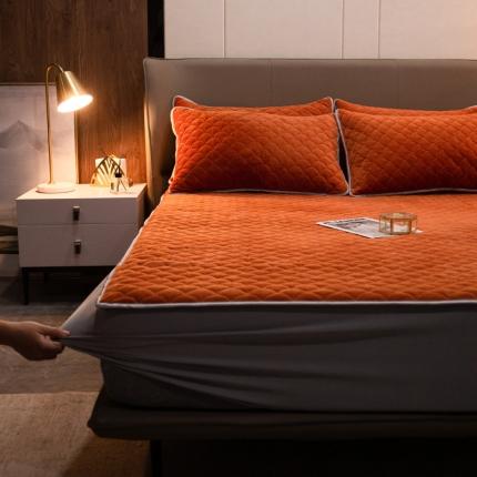 棉生活家纺 2021新款秋冬多功能牛奶绒床笠 焦糖