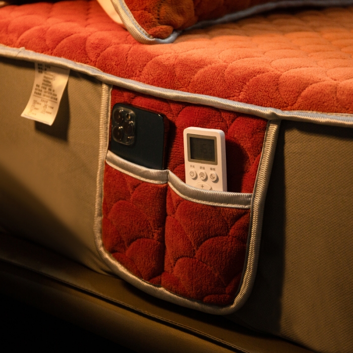 91家纺网 家纺一手货源 找家纺 棉生活家纺 2021新款秋冬多功能牛奶绒床笠 焦糖