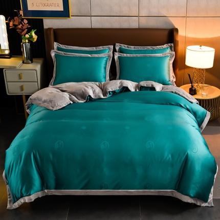 91家纺网 家纺一手货源 找家纺 新品本草艾香贡缎提花莫代尔天丝牛奶绒法兰绒珊瑚绒四件套