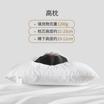 91家纺网 家纺一手货源 找家纺 抗菌纤维60S全棉A类五星级酒店枕芯双人长枕头