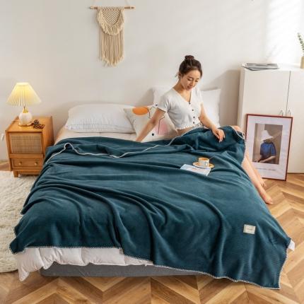 91家纺网 家纺一手货源 找家纺 （总）BOSS 2021新款华夫格牛奶绒多功能毯