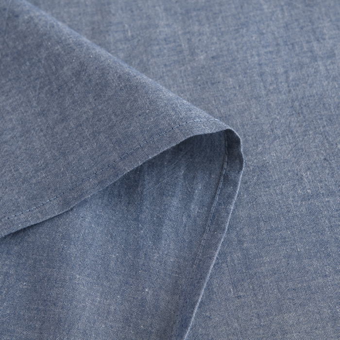 91家纺网 家纺一手货源 找家纺 柠萌2021新款全棉色织水洗棉枕套 牛仔蓝（一只）