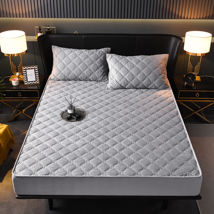 91家纺网 家纺一手货源 找家纺 （总）床笠人家 2023新款水晶绒夹棉床笠