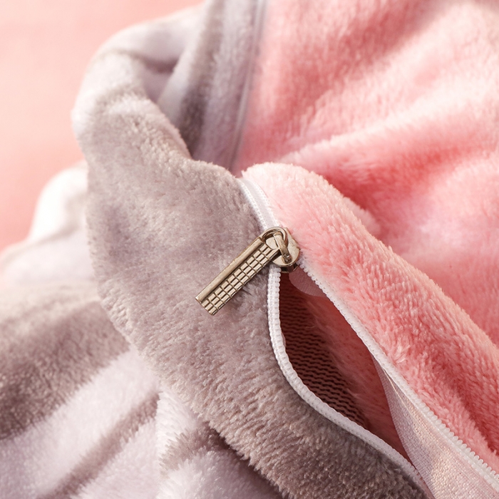 91家纺网 家纺一手货源 找家纺 凡客家居 2022秋冬新品加厚大版印花法莱绒四件套 一枝独秀