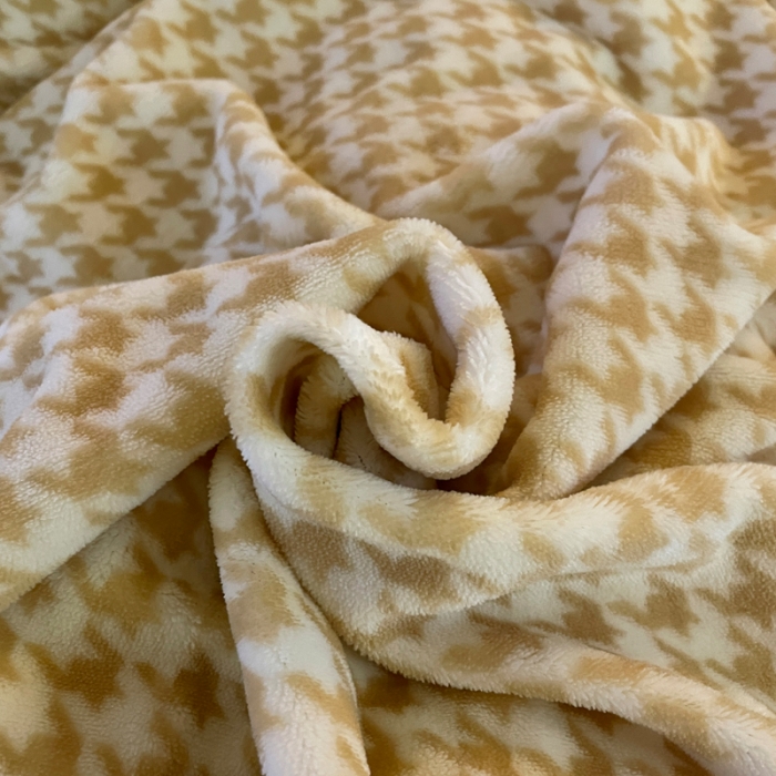 91家纺网 家纺一手货源 找家纺 千朵2021新款韩版法莱绒加厚牛奶绒四件套 米驼咖