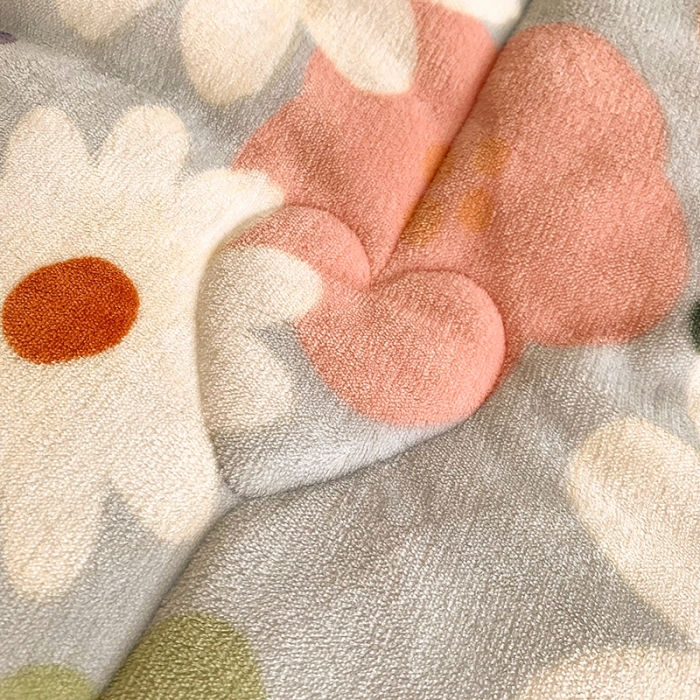 91家纺网 家纺一手货源 找家纺 慕尚家纺2022新款牛奶绒贝贝绒三层加厚毛毯加厚毯-花海