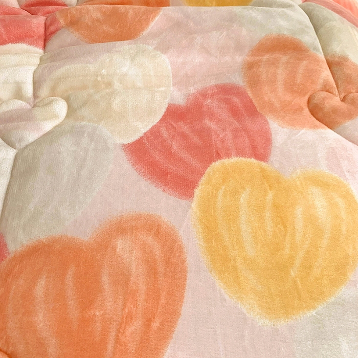 91家纺网 家纺一手货源 找家纺 慕尚家纺2022新款牛奶绒贝贝绒三层加厚毛毯加厚毯-桃桃