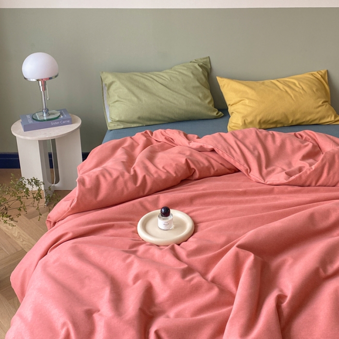 91家纺网 家纺一手货源 找家纺 （总）怡家居 2021新款全棉磨毛混搭四件套