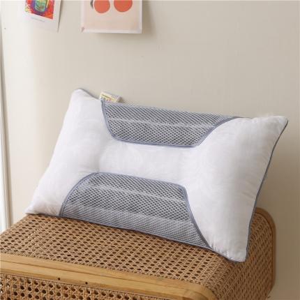91家纺网 家纺一手货源 找家纺 锦绣万家 2021新款儿童决明子枕头枕芯30*50一只 尖角网童枕（休闲款）