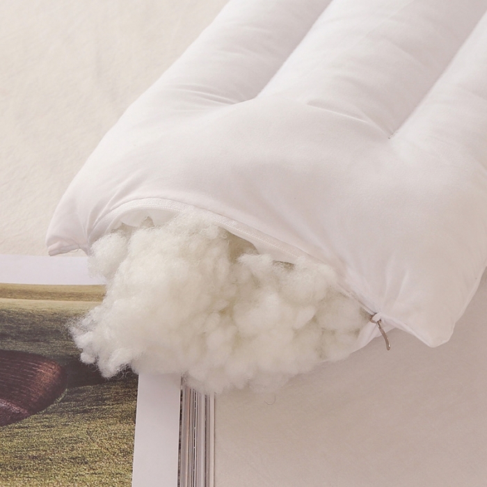 91家纺网 家纺一手货源 找家纺 锦绣万家 2021新款儿童决明子枕头枕芯30*50一只 白色（基础款）