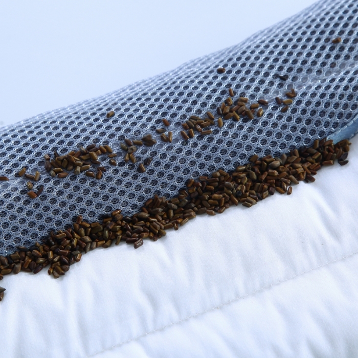 91家纺网 家纺一手货源 找家纺 锦绣万家 2021新款儿童决明子枕头枕芯30*50一只 尖角网童枕（休闲款）