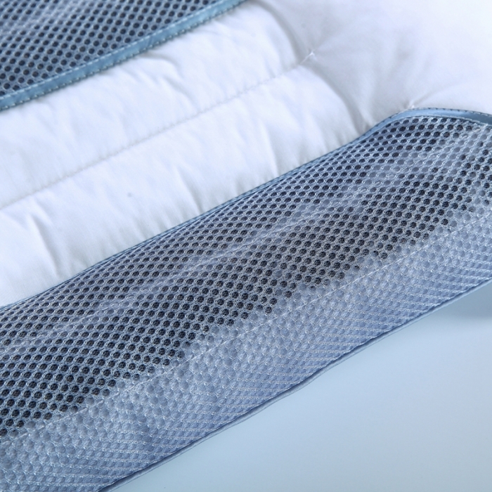 91家纺网 家纺一手货源 找家纺 锦绣万家 2021新款儿童决明子枕头枕芯30*50一只 尖角网童枕（休闲款）