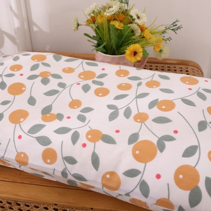 91家纺网 家纺一手货源 找家纺 锦绣万家 2021新款儿童决明子枕头枕芯30*50一只 甜蜜橘（配套的儿童枕套）