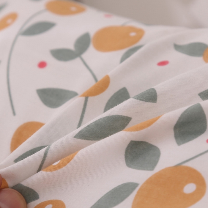 91家纺网 家纺一手货源 找家纺 锦绣万家 2021新款儿童决明子枕头枕芯30*50一只 甜蜜橘（配套的儿童枕套）