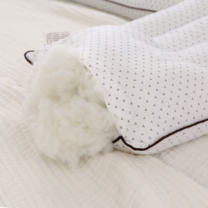 91家纺网 家纺一手货源 找家纺 锦绣万家 2021新款加长儿童决明子枕头枕芯一只 加长儿童决明子枕32*68cm