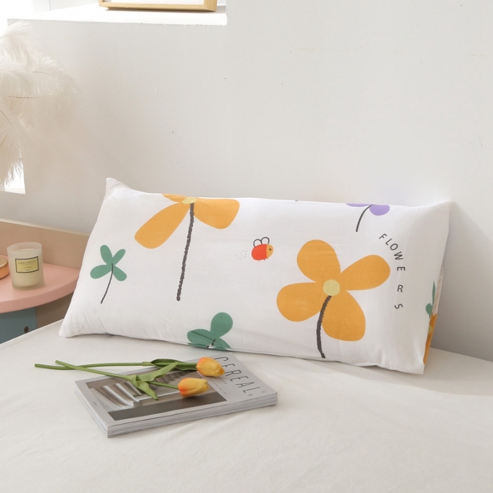 91家纺网 家纺一手货源 找家纺 锦绣万家 2021新款加长儿童决明子枕头枕芯一只 芳华（配套加长枕套35*70cm）