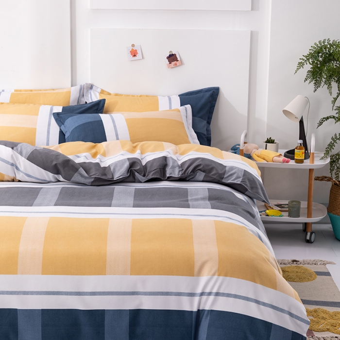 91家纺网 家纺一手货源 找家纺 佑佳家纺 2024新款磨毛印花植物羊绒单被套 光影流年-时尚灰