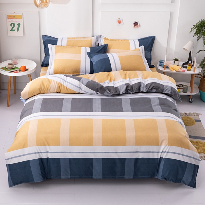 91家纺网 家纺一手货源 找家纺 佑佳家纺 2024新款磨毛印花植物羊绒单被套 光影流年-时尚灰