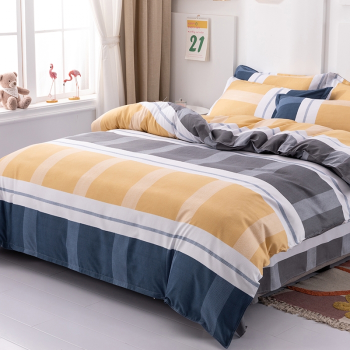 91家纺网 家纺一手货源 找家纺 佑佳家纺 2024新款磨毛印花植物羊绒单被套 光影流年-时尚灰