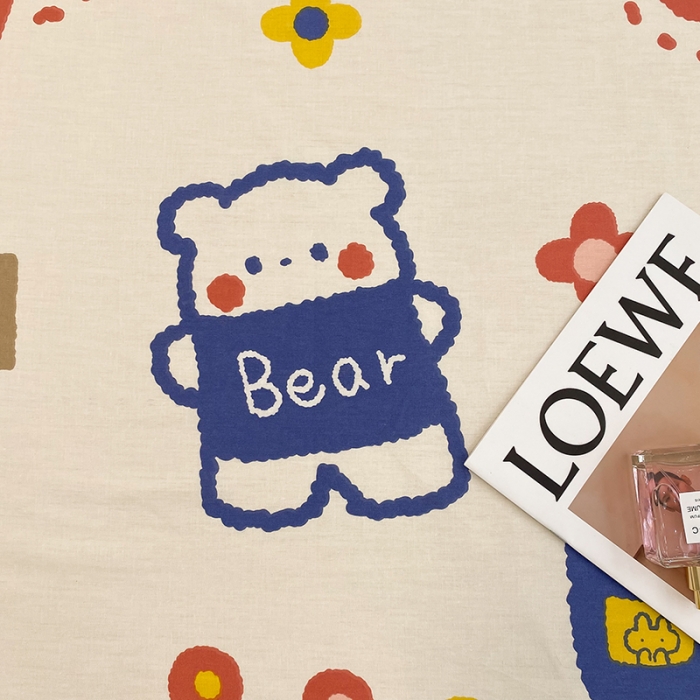 91家纺网 家纺一手货源 找家纺 简宜家居 2021新款全棉A版床笠 wowbear