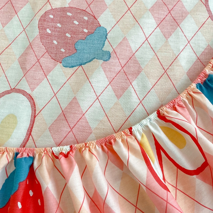 91家纺网 家纺一手货源 找家纺 简宜家居 2021新款全棉A版床笠 莓莓兔团