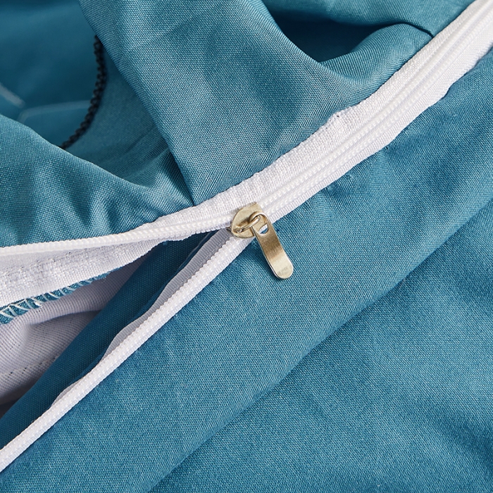 91家纺网 家纺一手货源 找家纺 艾裙海 2025新款床裙款全夹棉四件套 宝蓝