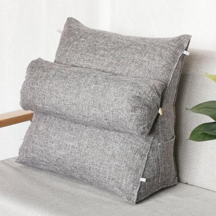 91家纺网 家纺一手货源 找家纺 （总）新款加厚棉麻三角腰靠床头靠垫沙发靠背飘窗靠垫腰靠批发抱枕颈椎枕