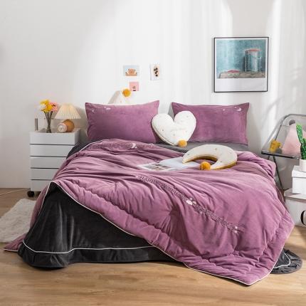 91家纺网 家纺一手货源 找家纺 （总）桂雅居 2021秋冬新品即暖绒懒人被四件套