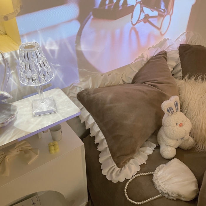 91家纺网 家纺一手货源 找家纺 千朵 2021新款法莱绒加厚牛奶绒四件套 米咖