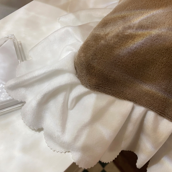 91家纺网 家纺一手货源 找家纺 千朵 2021新款法莱绒加厚牛奶绒四件套 米咖