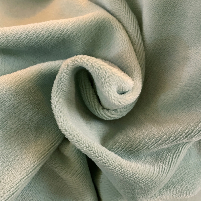 91家纺网 家纺一手货源 找家纺 千朵 2021新款法莱绒加厚牛奶绒四件套 嫩荷绿