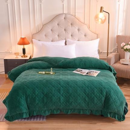 91家纺网 家纺一手货源 找家纺 （总）甜之梦 2025新款牛奶绒夹棉纯色单被套