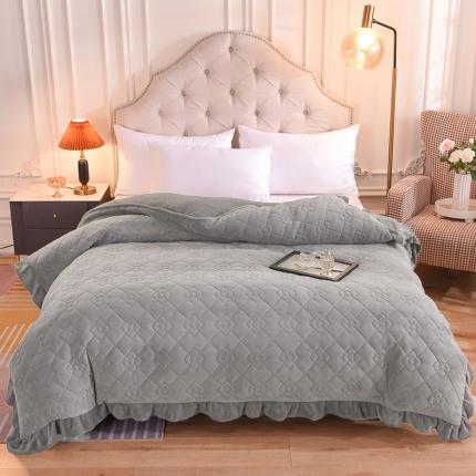 91家纺网 家纺一手货源 找家纺 （总）甜之梦 2025新款牛奶绒夹棉纯色单被套