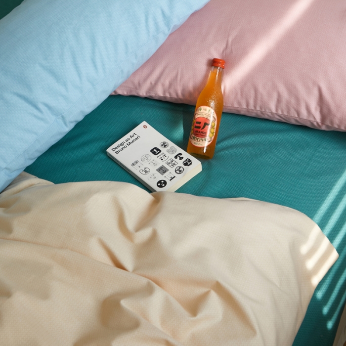 91家纺网 家纺一手货源 找家纺 怡家居 2021新款全棉磨毛混搭四件套 摩卡黄