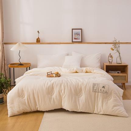 91家纺网 家纺一手货源 找家纺 总芯恋2025新款母婴级全棉华夫格大豆纤维被芯冬被