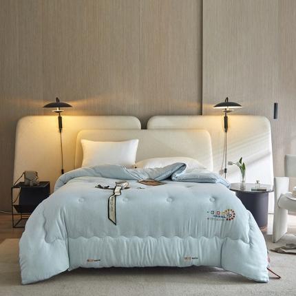 91家纺网 家纺一手货源 找家纺 总 芯恋2025新款小热芯发热功能立体20%大豆纤维被芯冬被