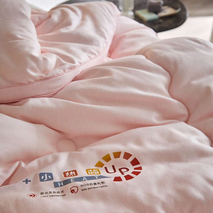 91家纺网 家纺一手货源 找家纺 总 芯恋2025新款小热芯发热功能立体20%大豆纤维被芯冬被