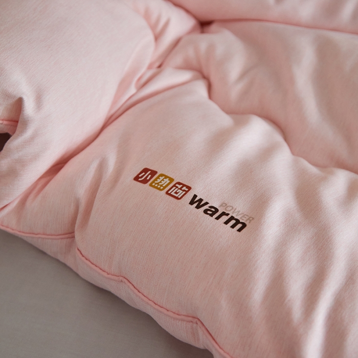 91家纺网 家纺一手货源 找家纺 芯恋2025新款小热芯发热功能立体20%大豆纤维被芯冬被 玉